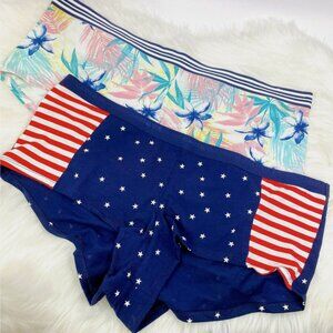 NEW CACIQUE SET OF 2 COTTON BOYSHORT PANTIES sz 18/20